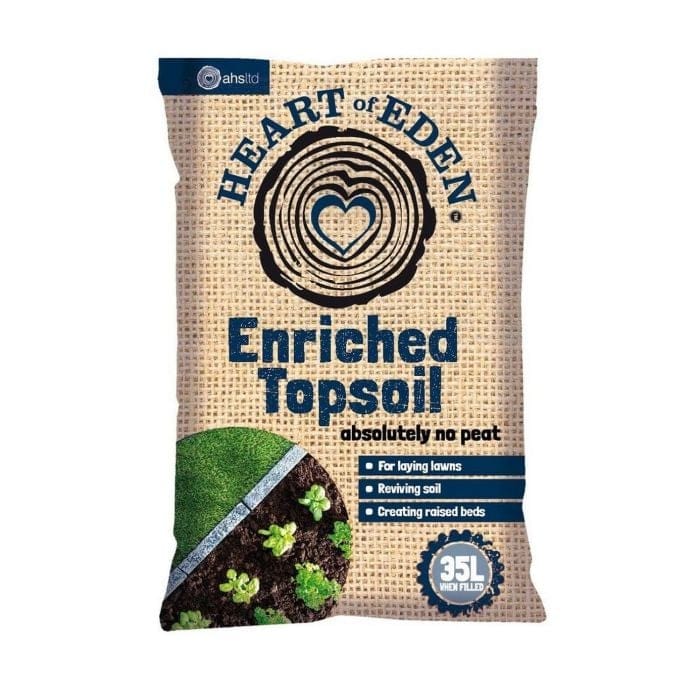 Heart of Eden  Enriched Topsoil 35L bags