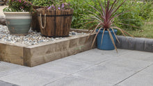 Load image into gallery viewer, Brett Paving Concrete 'Chaucer' Charcoal textured paving slabs