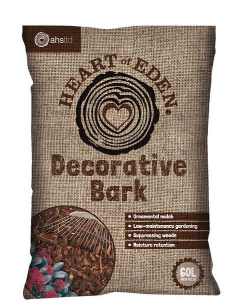 Heart of Eden Decorative Bark 60L bags