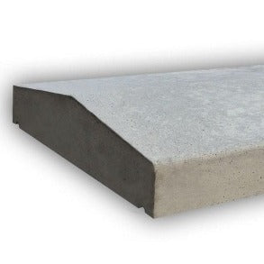 F P McCann Concrete Twice Weathered Saddleback Coping 125 x 600mm