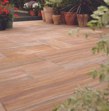 Load image into gallery viewer, Bradstone  Smooth Natural Sandstone Patio Pack: Rainbow paving slabs
