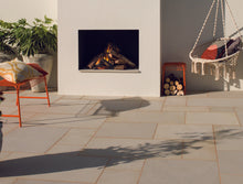 Load image into gallery viewer, Bradstone Smooth Natural Sandstone Patio Pack: Dune paving slabs
