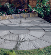 Load image into gallery viewer, Bradstone  Natural Sandstone Circle in Silver Grey paving slabs
