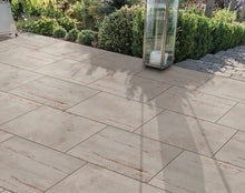 Load image into gallery viewer, NEW Bradstone Metallics Porcelain Paving Slabs In Silver
