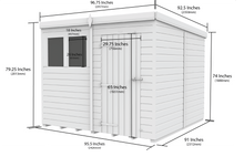 Load image into gallery viewer, Pent Shed 8ft x 8ft
