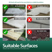 Load image into gallery viewer, Apex Shed 4ft x 8ft