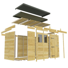 Load image into gallery viewer, Pent Shed 6ft x 8ft