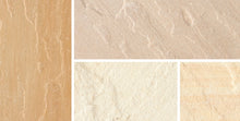 Load image into gallery viewer, Bradstone Fossil Buff Indian Sandstone Pavers – Riven – 22mm