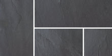 Load image into gallery viewer, Kadapha Black Limestone Paving Slabs - Sawn Edge, Patio Paving Slabs