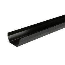 Load image into gallery viewer, SQUARE LINE GUTTERING 4 METRE LENGTHS BLACK
