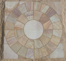 Load image into gallery viewer, Natural Sandstone Circle 2.4m With Squaring Off Kit Included - 22mm - Riven
