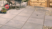 Load image into gallery viewer, Brett Paving Concrete Stamford Riven Charcoal Paving slabs
