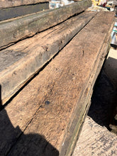 Load image into gallery viewer, Reclaimed Oak Railway Sleeper - Special offer end of line
