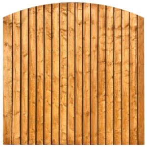 Domed Featheredge Fence Panel