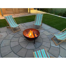 Load image into gallery viewer, Natural Sandstone Circle 2.4m With Squaring Off Kit Included - 22mm - Riven
