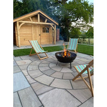 Load image into gallery viewer, Natural Sandstone Circle 2.4m With Squaring Off Kit Included - 22mm - Riven
