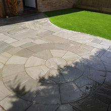 Load image into gallery viewer, Natural Sandstone Circle 2.4m With Squaring Off Kit Included - 22mm - Riven
