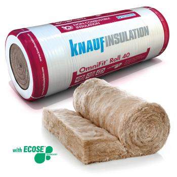 Knauf Insulation Omnifit Acoustic Roll 100 x 1200mm x 6.80m (8.16m2)