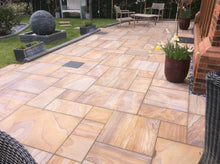Load image into gallery viewer, Ethan Mason Rainbow sawn &amp; homed natural sandstone patio packs
