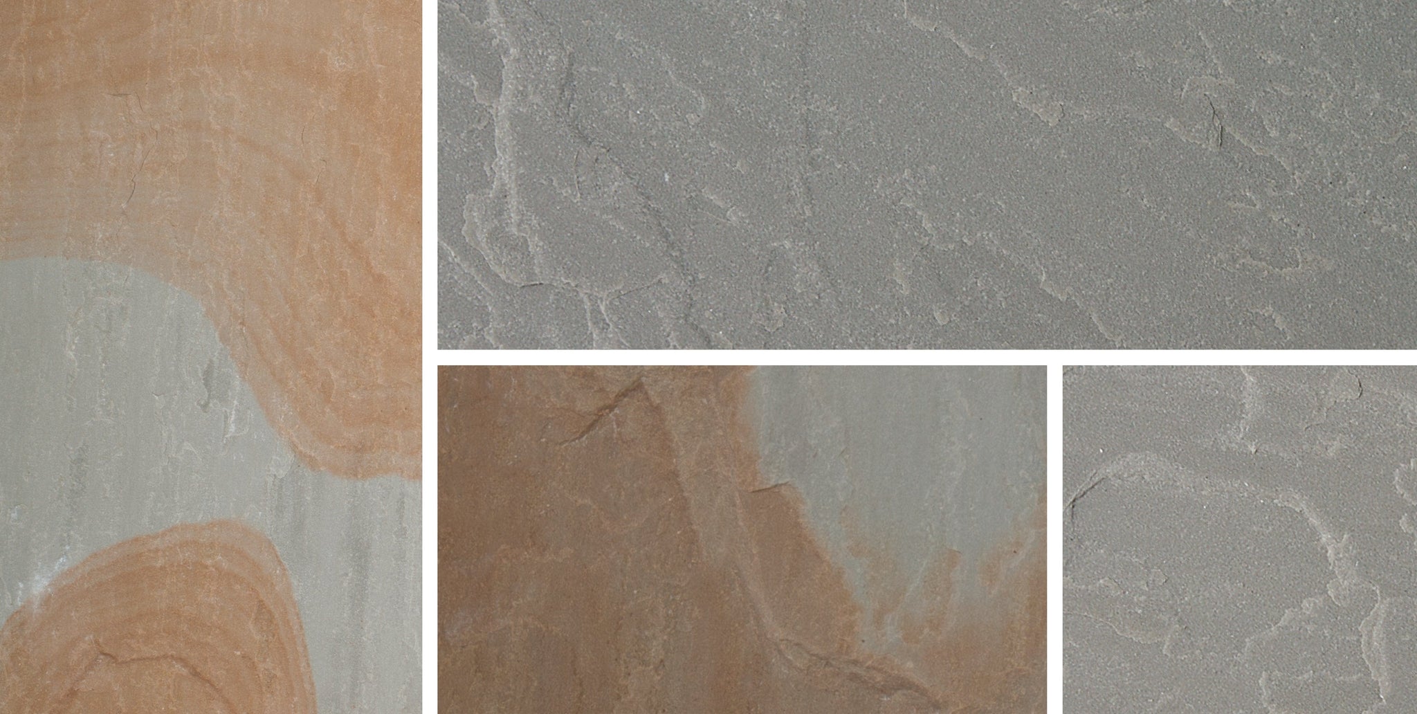 Bradstone Blended Natural Sandstone Patio Pack in Rustic Grey | Gills ...