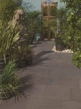 Load image into gallery viewer, Bradstone Aged Riven ECO Concrete Paving in Dark Grey

