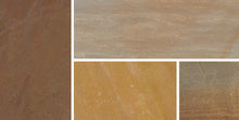 Load image into gallery viewer, Bradstone  Natural Sandstone Paving  in Sunset Buff / Camel Dust paving slabs
