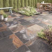 Load image into gallery viewer, Alfresco Outdoor Premium Porcelain: Abbey Black Multi 600mm x 600mm x 20mm
