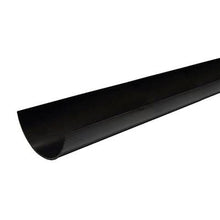 Load image into gallery viewer, HALF ROUND GUTTERING 4 METRE LENGTHS BLACK
